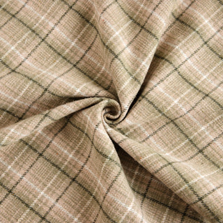 Κουβέρτα Καναπέ Καρρω Beige με Φεστόνι 150x170εκ.