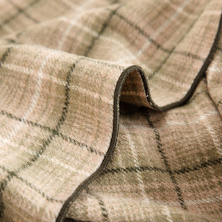 Κουβέρτα Καναπέ Καρρω Beige με Φεστόνι 150x170εκ.