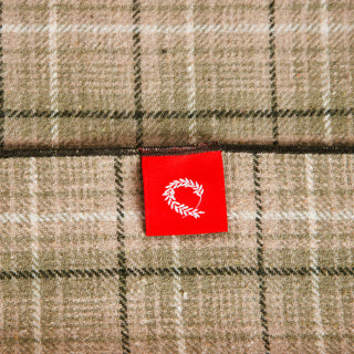 Κουβέρτα Καναπέ Καρρω Beige με Φεστόνι 150x170εκ.