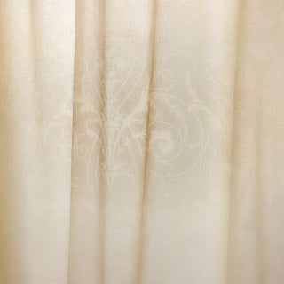 Cotton Curtain Lavender Design 240x270cm.