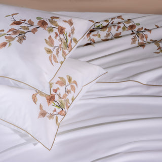 Σετ Σεντόνια Υπέρδιπλα Forest Leaves 240x270 Pumise Stone