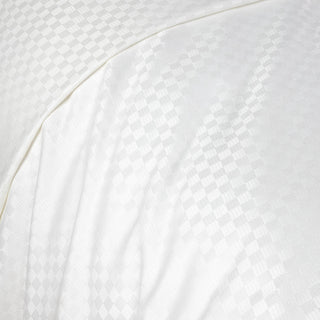 Couverture Extra Double Viscose Piqué Blanc Cassé 220x240cm.