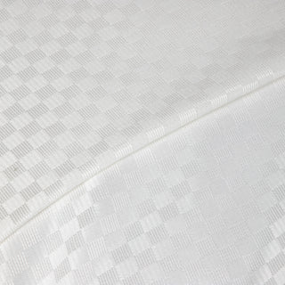 Couverture Extra Double Viscose Piqué Blanc Cassé 220x240cm.