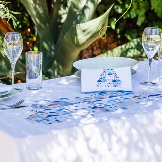 Τραπεζομάντηλο Aegean Aello 140x140 White