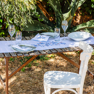 Nappe Inez Sable 140x140cm.