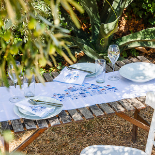 Nappe Inez Sable 140x140cm.