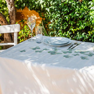 Τραπεζομάντηλο New Butterflies Aello 140x240 Panna