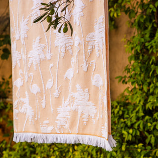 Πετσέτα Θαλάσσης Flamingo 90x180 Yellow