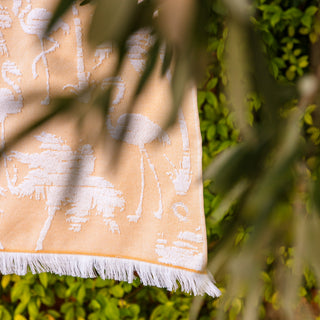 Πετσέτα Θαλάσσης Flamingo 90x180 Yellow