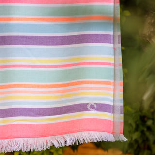 Πετσέτα Θαλάσσης Thin Polystripes 90x180 White