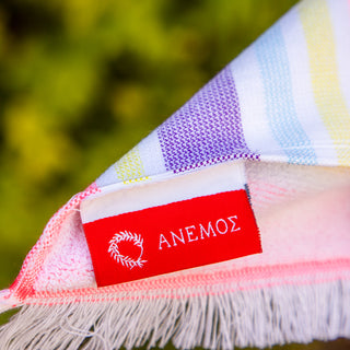 Πετσέτα Θαλάσσης Thin Polystripes 90x180 White