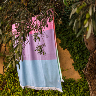 Πετσέτα Θαλάσσης Wide Polystripes 90x180 White