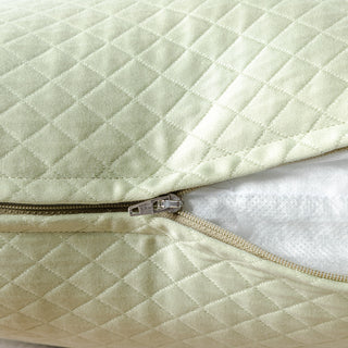 Quilted cushion cover Mint 50x50cm.