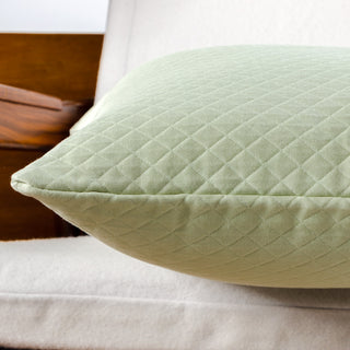 Quilted cushion cover Mint 50x50cm.