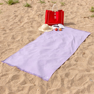 Beach Towel Pestemal Kimolos Lilac 90x180cm.