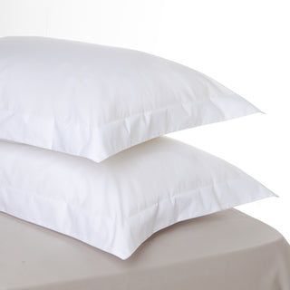 Paire de taies d'oreiller à revers 50x75 Blanc