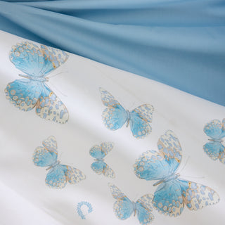 Duvet cover Bebe AERO Butterflies Rose Smoke Set of 2 pcs