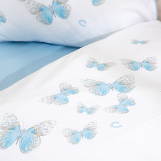 Duvet cover Bebe AERO Butterflies Rose Smoke Set of 2 pcs