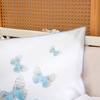 Μαξιλαροθήκη Bebe New Butterflies Αναδίπλωση 35x50 White Ciel