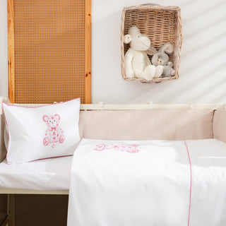 Duvet cover Bebe AERO Butterflies Rose Smoke Set of 2 pcs