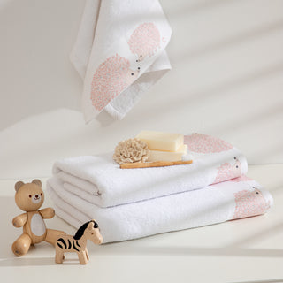 Σετ Πετσέτες Σκαντζόχοιρος White Pink 3 τμχ
