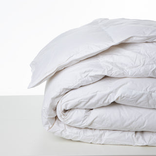 Πάπλωμα Πουπουλένιο Υπέρδιπλο 220x240 White