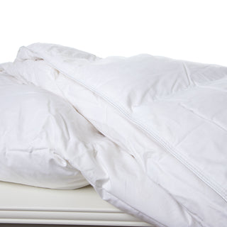 Πάπλωμα Πουπουλένιο Υπέρδιπλο 220x240 White