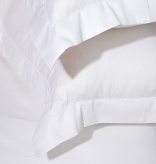 Parure de draps King Size Hotel Line Oxford Blanc-Gris 4 pcs.