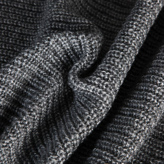 Blanket Knitted Sofa Gray