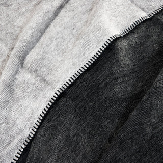 Κουβέρτα Υπέρδιπλη Cotton Rich Dark Grey