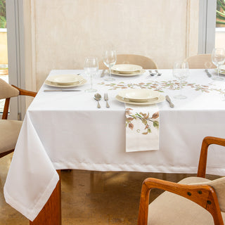Granada Weiße Tischdecke