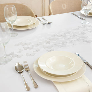 Granada Weiße Tischdecke