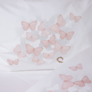 Σεντόνια Bebe Aelia Butterflies Σετ 3τμχ 120x170εκ.