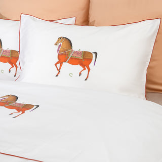 Coussin décoratif Rayure Rose 45x45cm.