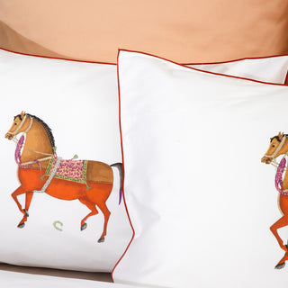 Coussin décoratif Rayure Rose 45x45cm.