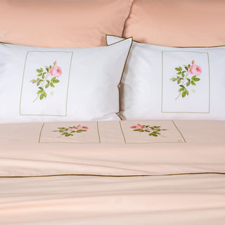 Σετ Σεντόνια Υπέρδιπλα Engraved Rose Κλειώ Scallop Shell 240x270