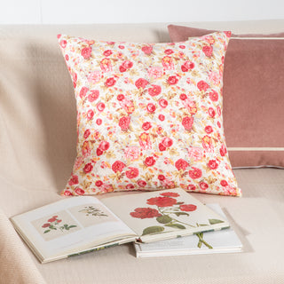 Διακοσμητική Μαξιλαροθήκη 45x45 Pink Roses