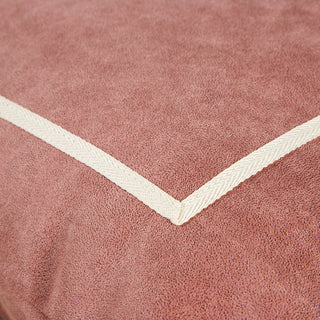 Coussin décoratif Rayure Rose 45x45cm.