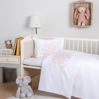 Sheets Bebe Athens Butterflies White Set of 3 pcs 120x170cm.