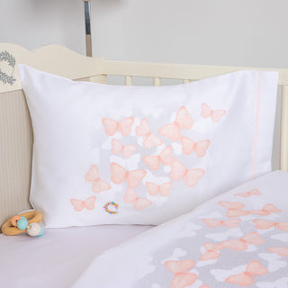 Sheets Bebe Athens Butterflies White Set of 3 pcs 120x170cm.