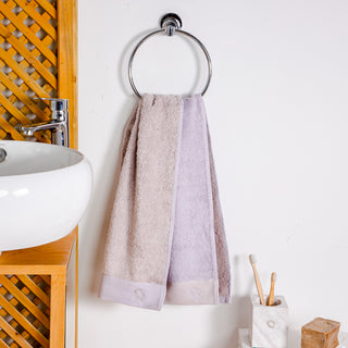 Face Towel Double Face Lilac-Grey 50x100cm.