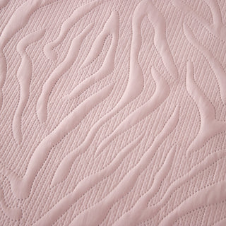 Κουβερλί Υπέρδιπλο Washed Micro Pink - Beige 220x240 εκ.