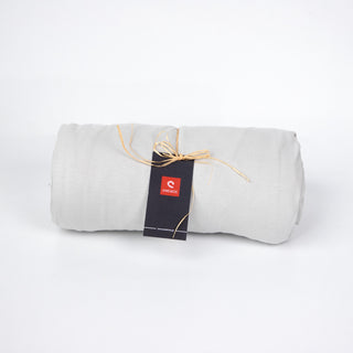 King-Size-Bettlaken aus JERSEY mit Gummizug, gebrochenes Weiß, 180 x 200 x 30 cm.