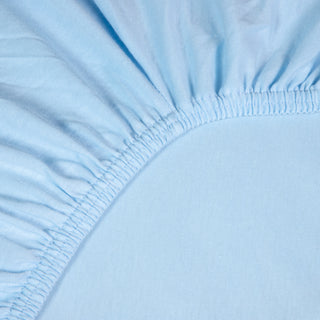 King-Size-Bettlaken aus JERSEY mit Gummizug, gebrochenes Weiß, 180 x 200 x 30 cm.