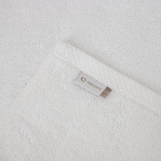 Karussell-Handtuch-Set Weiß-Rosa 3-tlg