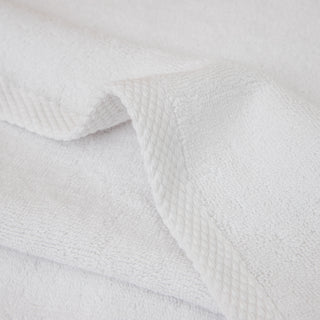 Karussell-Handtuch-Set Weiß-Rosa 3-tlg