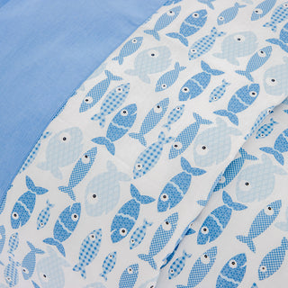 Bettwäsche Bebe Filta Mini Fish Ciel 3er-Set 120x170cm.