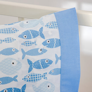 Σεντόνια Bebe Filta Mini Fish Ciel Σετ 3τμχ 120x170εκ.