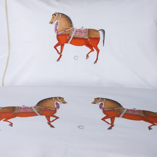 Σετ Σεντόνια Μονά Hotel Line Solitaire Iranian Horse 170x270 White Beige