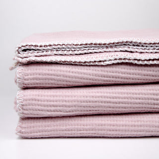 Κουβέρτα Υπέρδιπλη Summer 100% Cotton  Pink 220x240εκ.